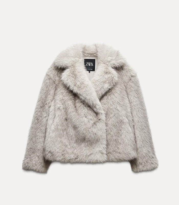 CAPPOTTO CORTO PELLICCIA SINTETICA